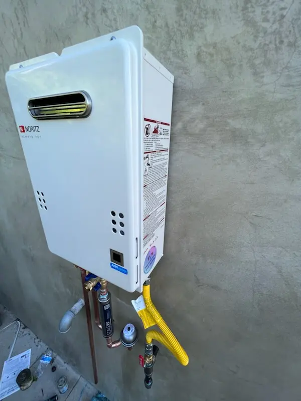 Tankless water heater installation for Whitestown homes